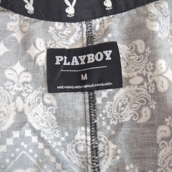 Playboy Men’s Short Sleeve Shirt - Picture 2 of 9